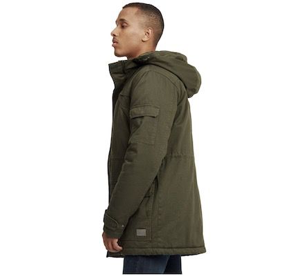 SOLID Danello Herren Winterjacke mit Kunstfell für 25,78€ (statt 50€)