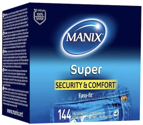 144er Pack Manix Super Latex Kondome für 22,28€ (statt 33€)