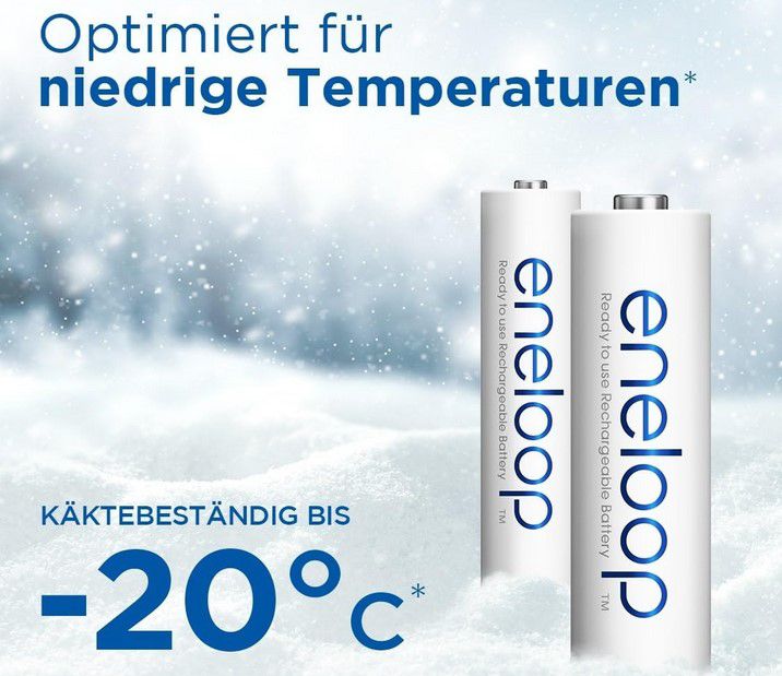 2er Pack Panasonic eneloop AA/Mignon Akkus für 6,29€ (statt 10€)
