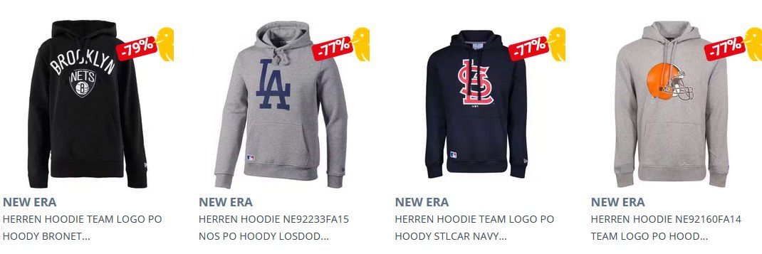 New Era X mas Sale: Shirts ab 7,99€ Hodies ab 14,99€