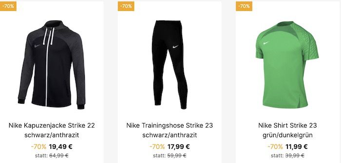 🔥 Nike Xmas Sale mit mind. 70% Rabatt   z.B. Poloshirt Academy Pro für 13,49€ (statt 22€)