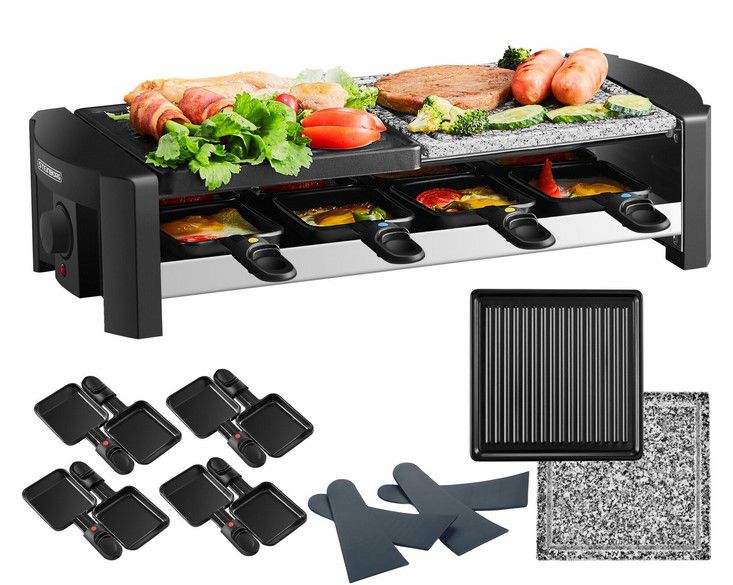 Steinborg SB 2140 Raclette Grill bis 8 Personen für 34,90€ (statt 50€)