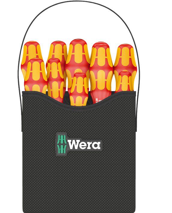 Wera VDE 11 tlg. Schraubendrehersatz mit Tasche für 44,99€ (statt 53€)
