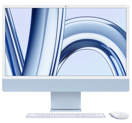 Apple iMac 24″ 2023 mit M3 256GB in Blau für 1.369€ (statt 1.479€)