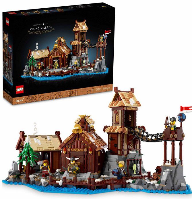 LEGO (21343) Ideas Wikingerdorf 2.100 Teile für 109€ (statt 125€)