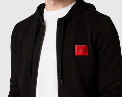 HUGO French Terry Herren Zipper Hoodie für 59,90€ (statt 116€)