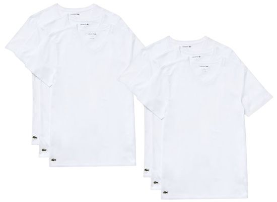 12x Lacoste Basic Kurzarm Unterhemden für 43,90€ (statt 120€?)