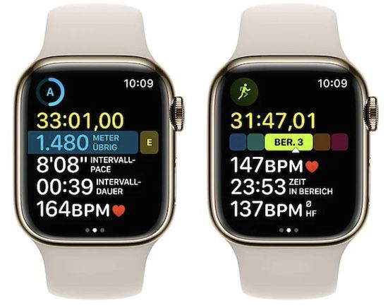 Apple Watch Series 8 (45mm, LTE) mit Edelstahl Gehäuse für 529€ (statt 619€)