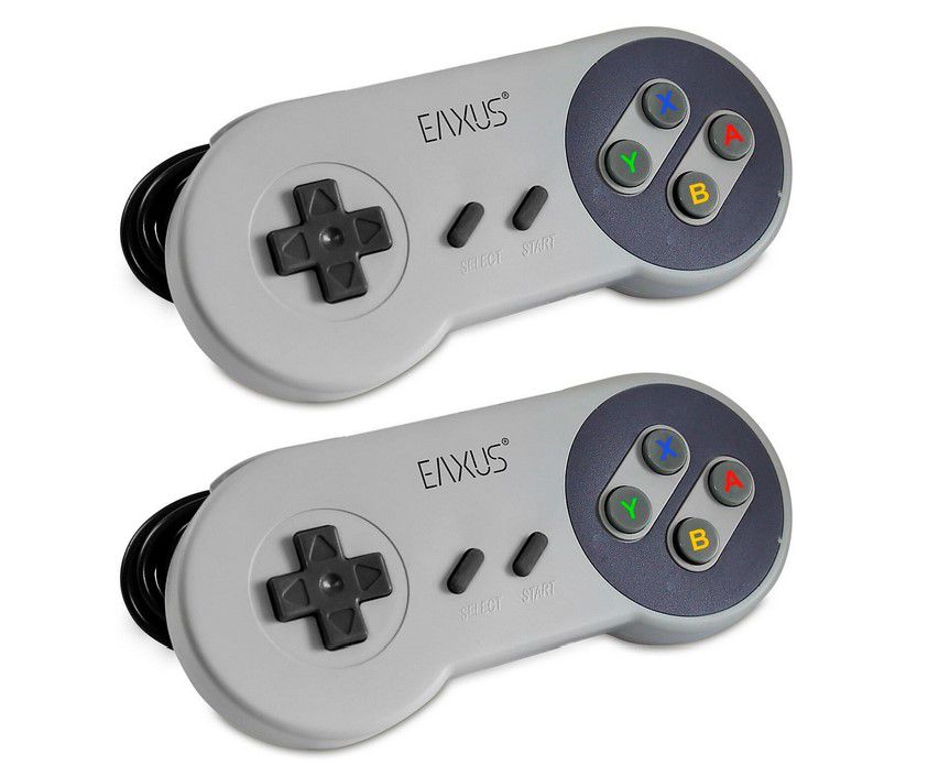 2 x EAXUS USB PC Gaming Controller SNES Design für 7,77€ (statt 13€)
