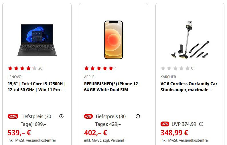 MediaMarkt Mitternacht Deals: z.B. GOOGLE Chromecast (HD) Streaming Player ab 27€ (statt 40€)
