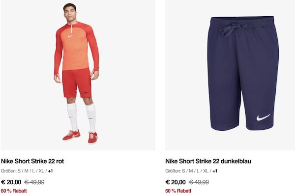 🔥 Nike Strike Sale mit 60% Rabatt + VSK Frei