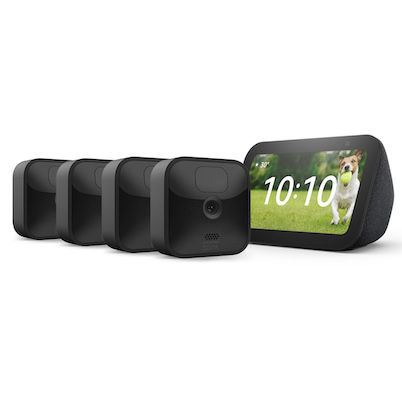 Amazon Echo Show 5 (3. Gen.) + 4x Blink Outdoor HD Cam für 210,49€ (statt 267€)