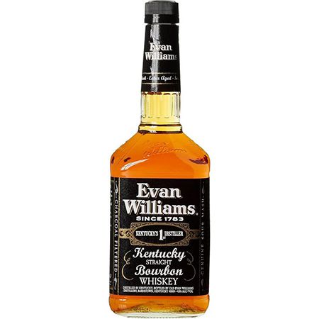 Evan Williams Black Label Kentucky Straight Bourbon Whiskey, 1L für 19,47€ (statt 27€)