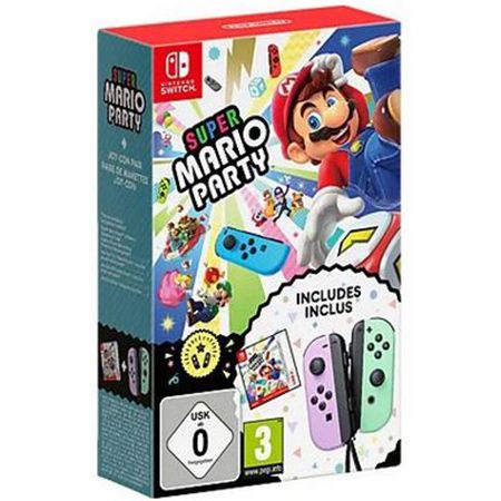 2er Set Nintendo Switch Joy Con Controller + Super Mario Party für 63,99€ (statt 92€)