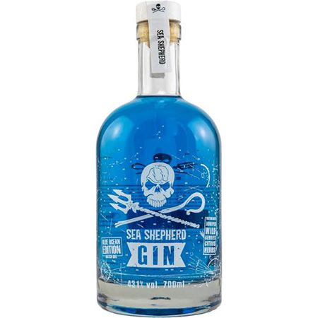Sea Shepherd Blue Ocean Gin, 700ml, 43,1% vol. für 30,99€ (statt 36€)