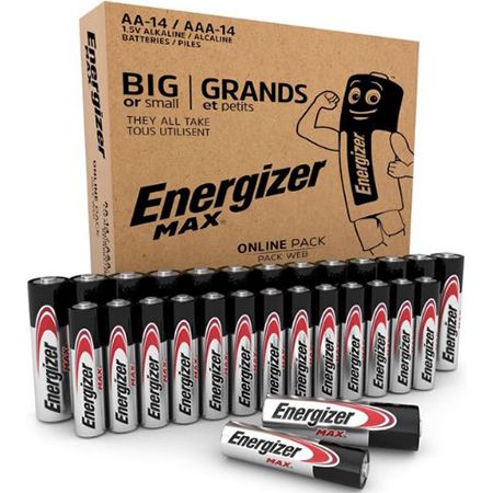 28er Pack Energizer Max AA + AAA Batterien Kombipackung ab 16,14€ (statt 20€)