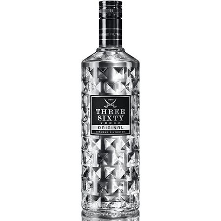 1 Liter Three Sixty Vodka Original für 16,99€ (statt 22€)