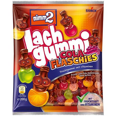 nimm2 Lachgummi Cola Flaschies, 200g ab 0,95€