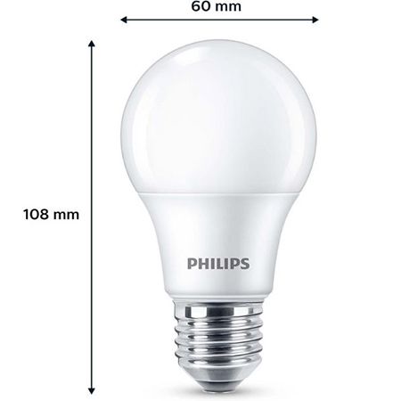6er Pack Philips Classic LED E27 Lampe, 60W, warmweiß für 11,99€ (statt 18€)