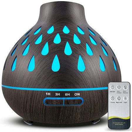 Ulixii Aroma Diffuser mit LED Licht für Duftöle, 500ml für 23,99€ (statt 40€)