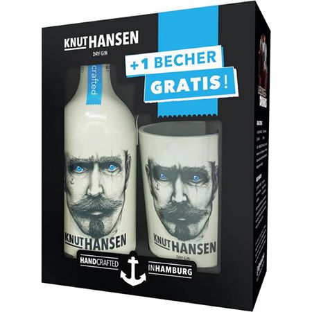 Knut Hansen Dry Gin Geschenkset mit Becher für 29,74€ (statt 35€)
