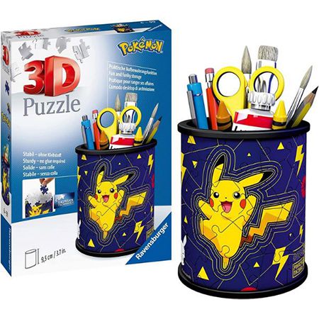 🧩 Ravensburger 11257 Utensilo Pikachu 3D Puzzle-Stiftehalter für 8,99€ (statt 12€)