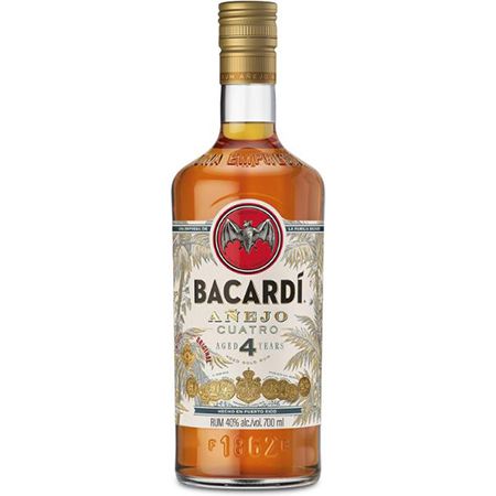Bacardi Añejo 4 Jahre alter Premium Caribbean Rum, 0,7L ab 15,67€ (statt 20€)