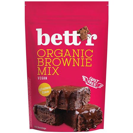 6er Pack Bettr Organic Brownie Mix, Vegan & Glutenfrei, je 400g ab 19,44€ (statt 27€)