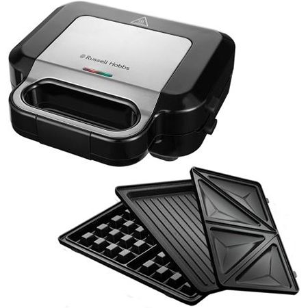 Russell Hobbs 3 in 1 Sandwichmaker mit 3 Platten für 49,99€ (statt 65€)