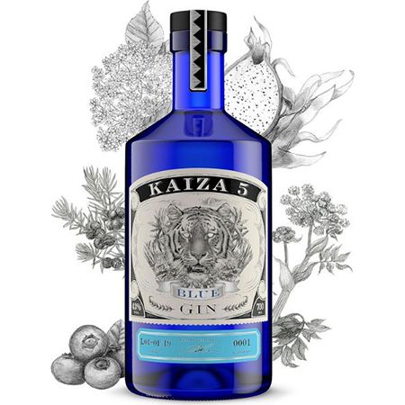 Kaiza 5 Blue Gin aus Kapstadt, 0,7L, 43% für 41,99€ (statt 53€)