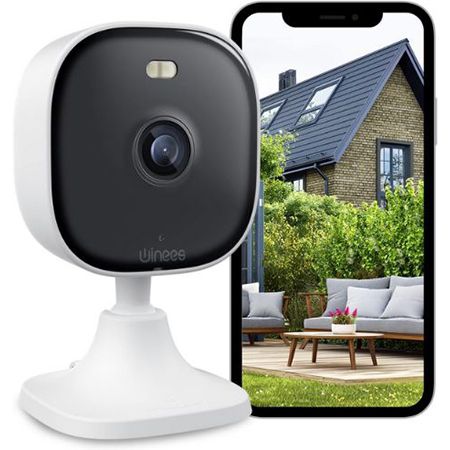 winees 1080P WLAN Überwachungskamera mit Licht für 24,99€ (statt 50€)