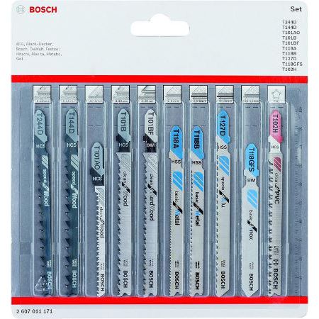 Bosch Professional Stichsägenblätter Set, 10tlg. für 9,94€ (statt 15€)