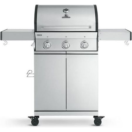 Burnhard Fred Basic 3 Brenner Gasgrill inkl. Gusseisen Grillrost für 479,20€ (statt 599€)