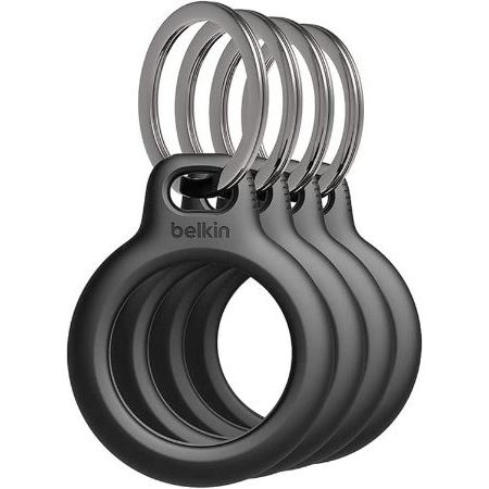 4er Pack Belkin AirTag Hülle mit Schlüsselanhänger für 22,99€ (statt 32€)