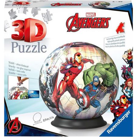 Ravensburger Avengers 3D Puzzle Ball mit 72 Teilen für 10,99€ (statt 13€)