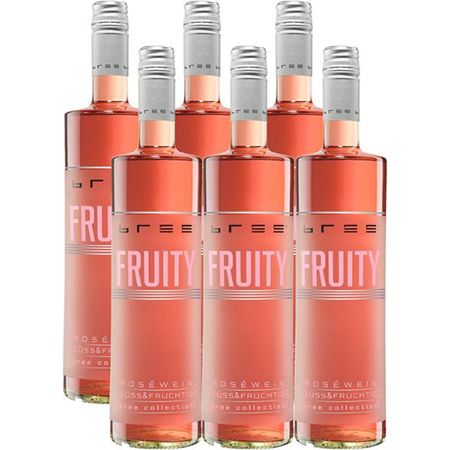 6er Pack BREE Fruity Roséwein, süß & fruchtig ab 20,69€ (statt 26€)