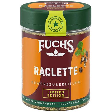 Fuchs Raclette Gewürz für Raclettekäse & Ofenkäse ab 2,99€ (statt 4€)