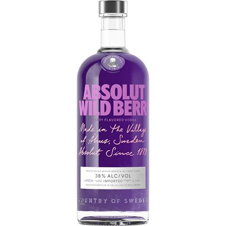 Absolut Wild Berri Vodka mit Wildberry Geschmack, 1L für 16,99€ (statt 27€)