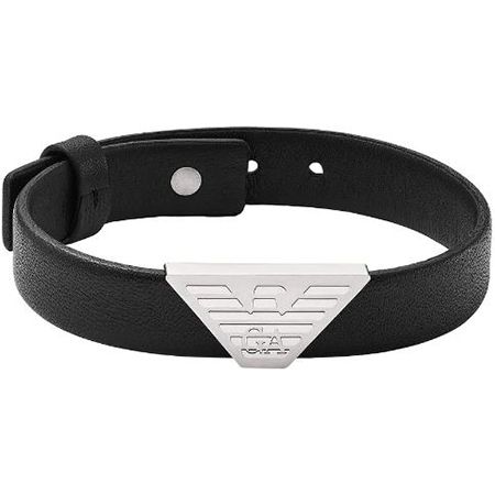 Emporio Armani Herrenarmband mit Logoplakette für 53,70€ (statt 76€)