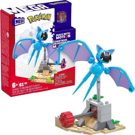 MEGA Pokemon Zubats Bauset mit 61 Teilen für 4,69€ (statt 13€)