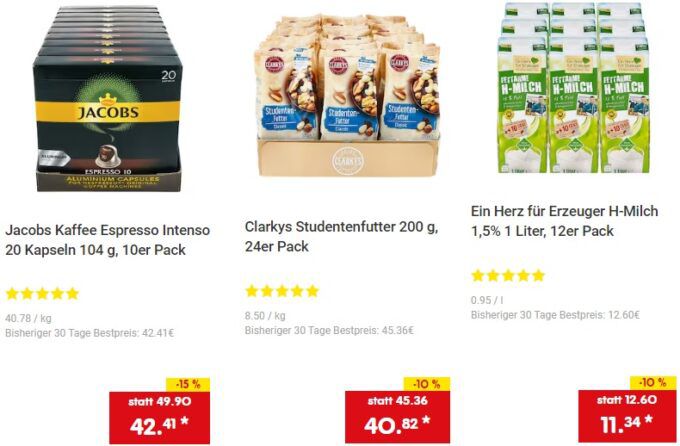 Netto: Großer Lebensmittel Sale + 10€ Extra Rabatt ab 150€