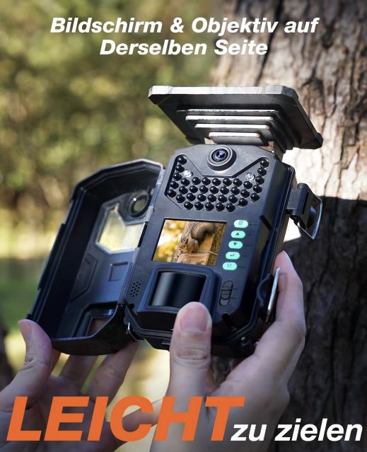 iZEEKER 2,7K/1520P 30fps 36MP Solar Wildkamera für 35,27€ (statt 70€)