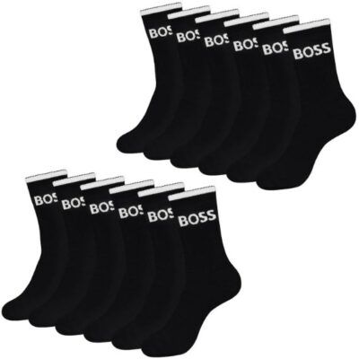 6 Paar BOSS Sportsocken QS Stripe CC Crew Socks für 26,99€ (statt 35€)