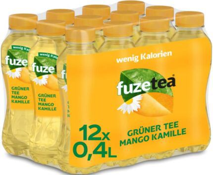 12 x 400ml Fuze Tea Mango Kamille ab 7,65€ (statt 13€)