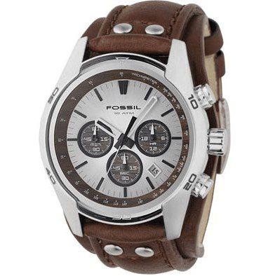 Fossil Coachman Herren Uhr mit Lederarmband für 77,50€ (statt 140€)
