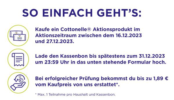 Cottonelle Feuchttücher kostenlos ausprobieren