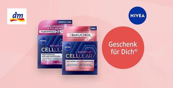 dm: 1x NIVEA CELLULAR Tagespflege kaufen & Nachtpflege gratis dazu