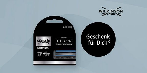 dm: 1x Wilkinson THE ICON Rasierer kaufen, 1x Wilkinson THE ICON Klingen gratis