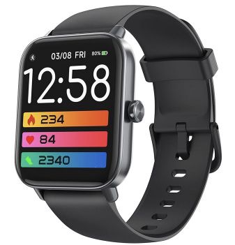 Smartwatch mit SpO2, Herzfrequenz & Schlafmonitor für 17,99€ (statt 50€)