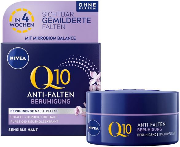 NIVEA Q10 Anti Falten Nachtcreme, 50ml ab 7,99€ (statt 10€)